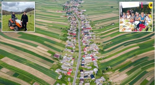 波兰一小镇只有一条街道，6000居民全住在街道两旁