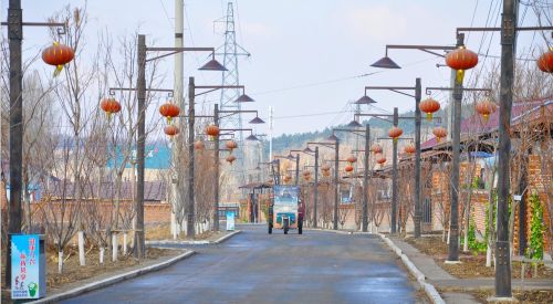 九台区马鞍山村：春风起，美丽山村游起来