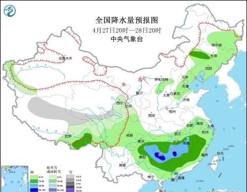 中央气象台：北方地区多冷空气活动 江南华南将有明显降雨过程