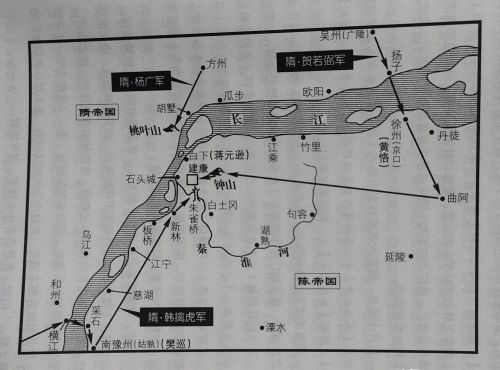 隋灭南陈——隋军攻克南京，陈叔宝、杨广、贺若弼二三事