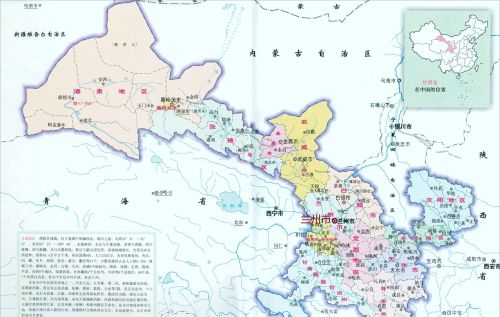 西北区划调整设想，甘肃拆分三地，陕西合并庆阳，宁夏向北拓展