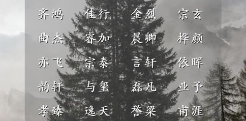 女宝宝名：巧笑嫣然的名字精心收集