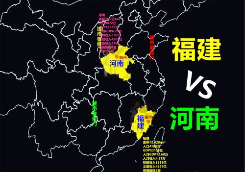 沿海第5对比内陆第1，少5600万人的福建以14:11力压河南