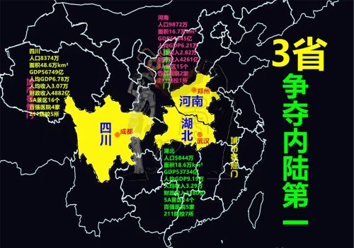 中西部三强争夺全国第5：湖北脱颖而出，四川完胜河南