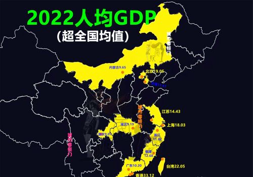 34省人均GDP出炉：6省超2万美元，21省低于全国均值