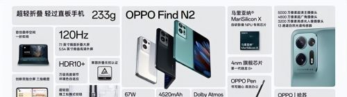 OPPO Find N2系列正式发布 重量变轻且更好用