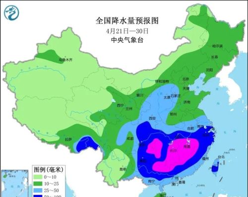 天气预报：明日22号，大到暴雨范围已确定，冷春来到？农谚咋说