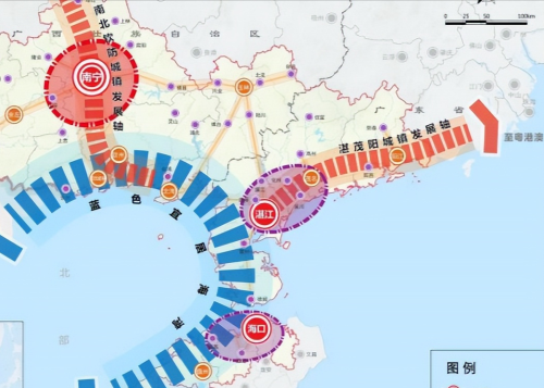 中央选定北部湾城市群3城，建1个全国性中心城市，2区域中心城市