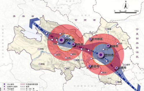 中央选定甘肃省3城，建设1个全国性中心城市，2个区域中心城市！