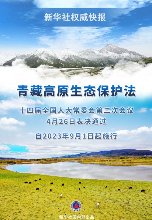 青藏高原生态有了保护法