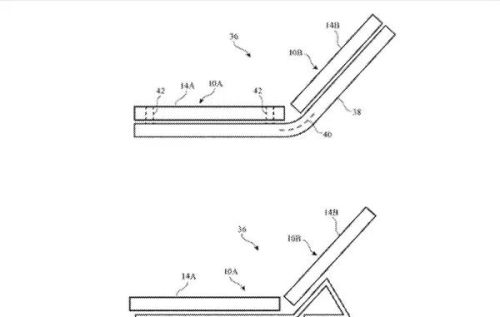 苹果可折叠手机新专利，外屏和后盖用的昆仑玻璃？