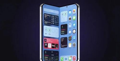 苹果可折叠手机新专利，外屏和后盖用的昆仑玻璃？