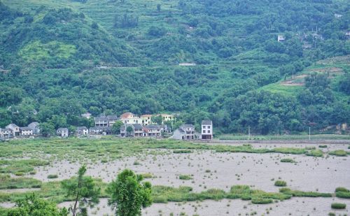 温州也有五色渔村，靠山面海风景佳，海洋元素立体外墙非常逼真