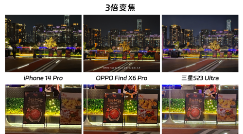 旗舰手机的影像对决！三星苹果和OPPO，暗光场景下谁是王者？