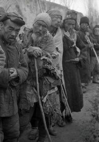 40张老照片看80年前河南湖南大饥荒的真实状况