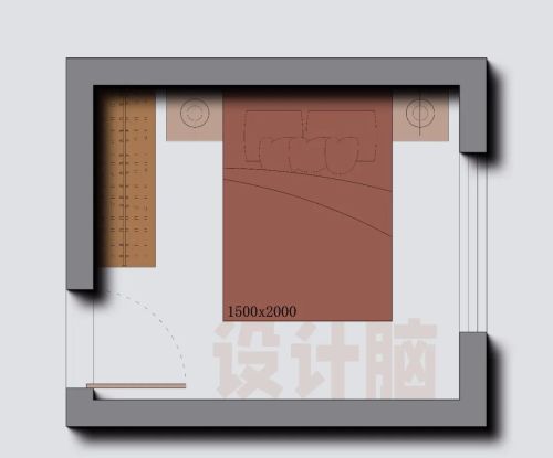 床头柜挡衣柜门，该如何解决？