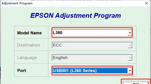 5、Epson喷墨打印机更换废墨垫之后清零