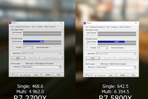 Ryzen 7 2700X VS Ryzen 7 5800X，性能差距有多大？值得升级吗？