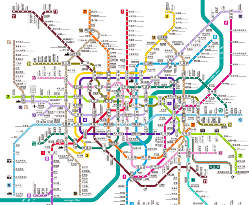 市区内最快交通工具，地铁，全世界192个城市中地铁站最多的城市