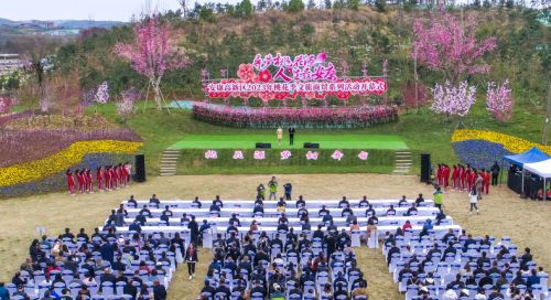 安康高新区桃花源数百亩桃花盛开，快去赴一场春日醉美盛宴