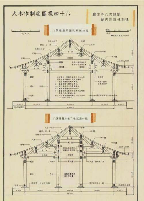 分享几则梁思成先生的手稿