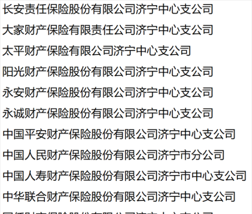 济宁市农民工工资保证金业务经办机构名录发布