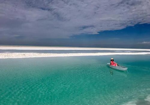 青海湖再现独特景色