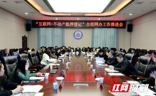 邵阳市不动产登记中心召开“互联网+不动产抵押登记”全程网办工作推进会