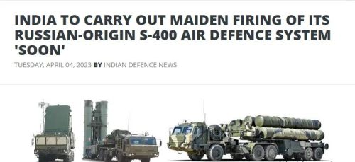 印媒：S-400防空系统已部署拉达克，终于和对面中国实现防空均势