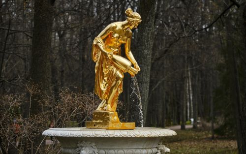 （外代二线）圣彼得堡夏宫的喷泉