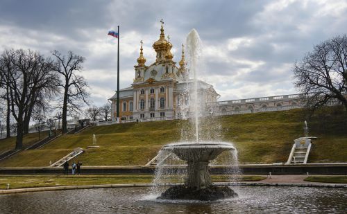 （外代二线）圣彼得堡夏宫的喷泉