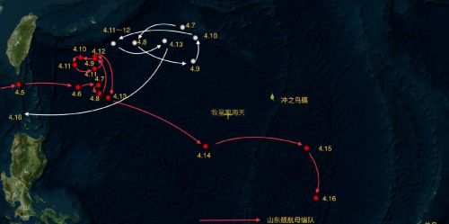 山东舰挺进关岛，美航母出南海回援无术，呼叫增援航母紧急赶来