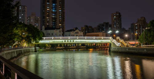 苏州河(普陀段)两岸夜景大片上新，一起来赏→