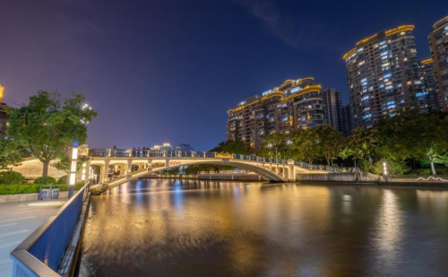 苏州河(普陀段)两岸夜景大片上新，一起来赏→