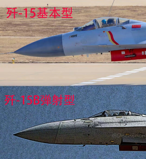 国产歼15弹射型量产版亮相？取消空速管或用AESA，尾部着舰钩明显