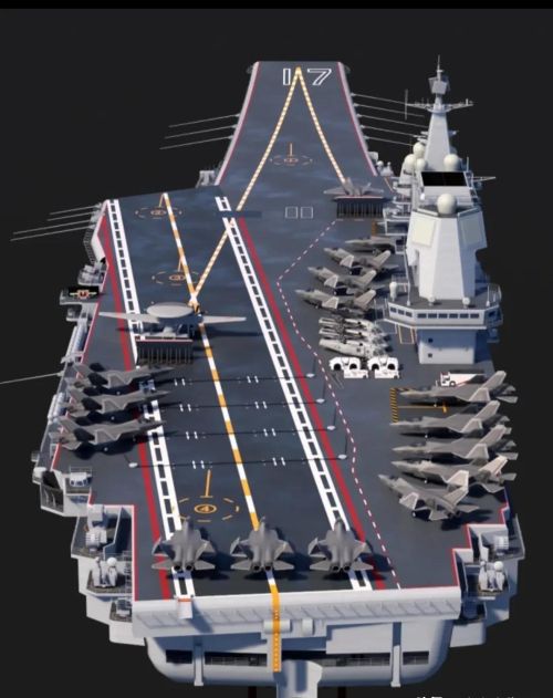 美军事专家：福建舰会有70架战机，追平美国福特舰，战力亚洲最强