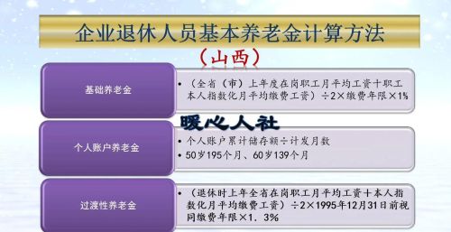 2023年山西省退休，工龄40年，账户余额6.8万元，养老金领多少？