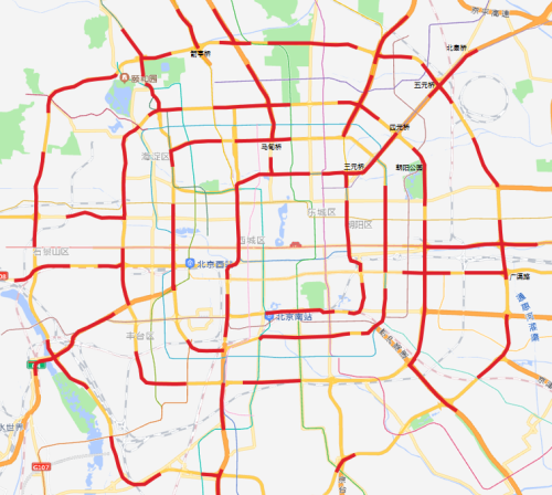 北京交通：明天15时起路网交通量明显加大，17时起严重拥堵