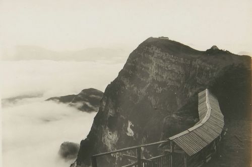 1926年峨眉山老照片 百年前的峨眉山美丽风光