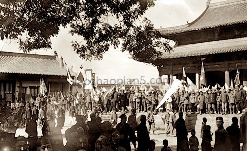 1924年山西汾阳老照片 百年前汾河两岸百姓生活实录