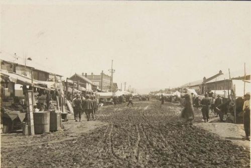 1934年牡丹江老照片 城市街景、掖河及宁安风貌