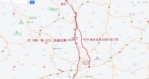 贵州这条省际大通道是重庆与遵义之间的新通道，预计6月全线建成