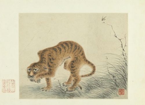 故宫有幅名画，老虎被画成”病猫”，放大10倍后发现玄机