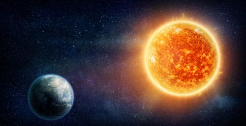 太阳的表面温度有5500度，地球都晒热了，为何地日间太空却冰冷？