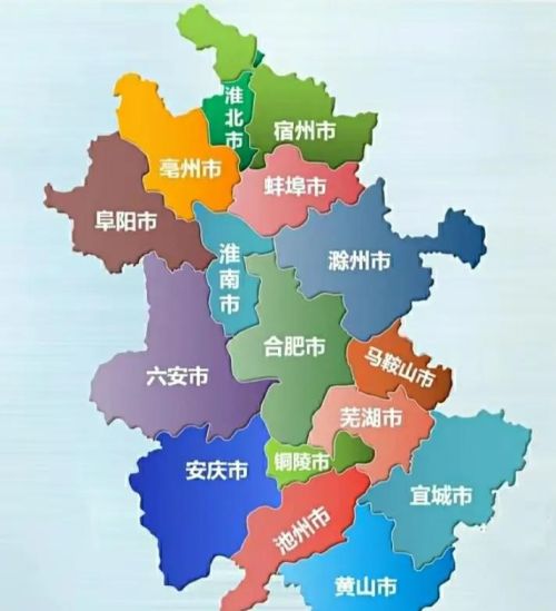 安徽省城市规模：3个大城市：阜阳无缘，4个小城市：滁州在列