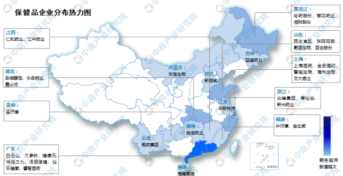 2023年中国保健食品产业链上中下游市场分析