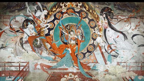 以敦煌壁画的流变、壁画与佛教的关系研究社会文化环境的变化