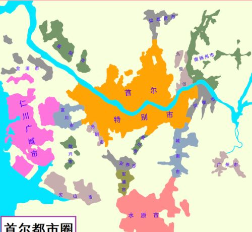 跨政区都市圈的一些图集