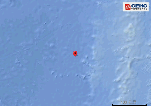 斐济群岛以南海域发生6.5级地震，震源深度590公里