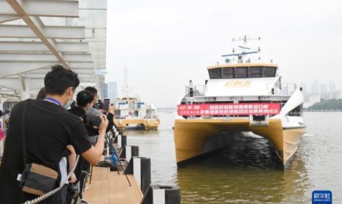 广州琶洲港澳客运口岸往返香港国际机场航线试运营